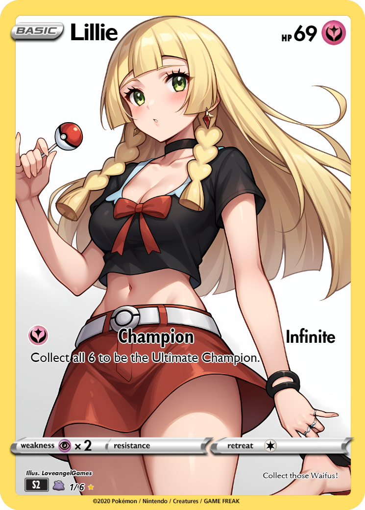 Waifu Set - Character Set- Pokemon Girls