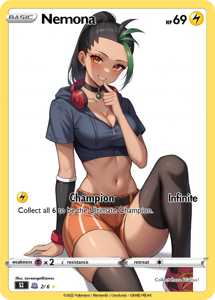 Waifu Set - Character Set- Pokemon Girls