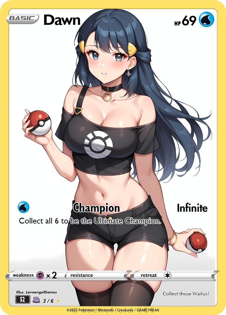 Waifu Set - Character Set- Pokemon Girls