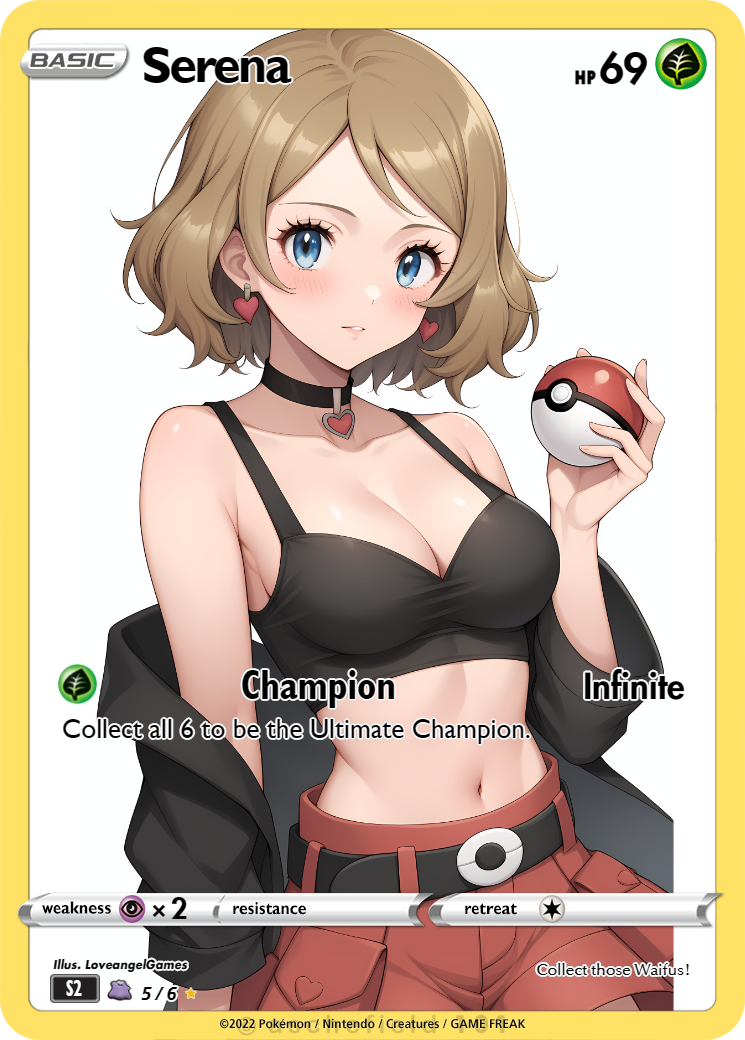 Waifu Set - Character Set- Pokemon Girls