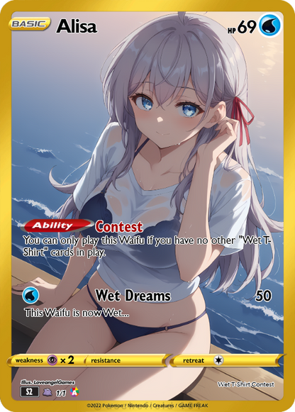 JBX-Waifu Season 2- Wet Tshirt