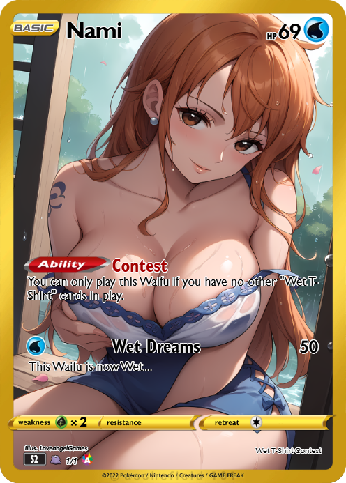 JBX-Waifu Season 2- Wet Tshirt