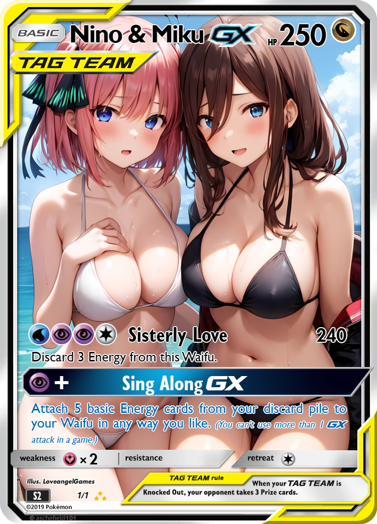 Tag-Team Cards - Waifu