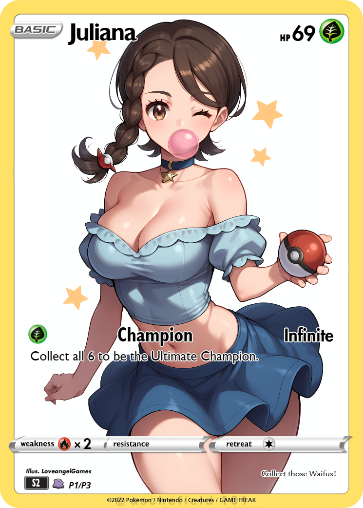 Waifu Set - Character Set- Pokemon Girls