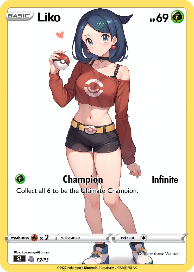 Waifu Set - Character Set- Pokemon Girls