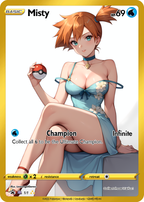 Waifu Set - Character Set- Pokemon Girls