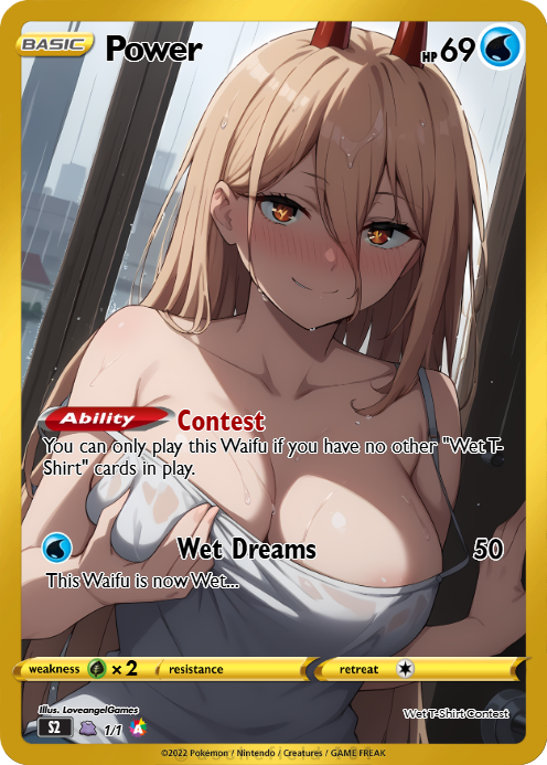 JBX-Waifu Season 2- Wet Tshirt