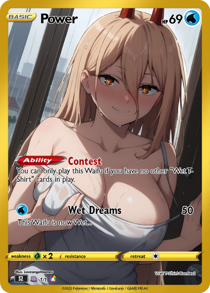 JBX-Waifu Season 2- Wet Tshirt