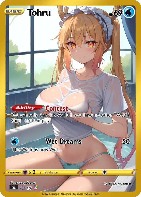 JBX-Waifu Season 2- Wet Tshirt
